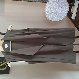 Chaus New York olive cardigan.